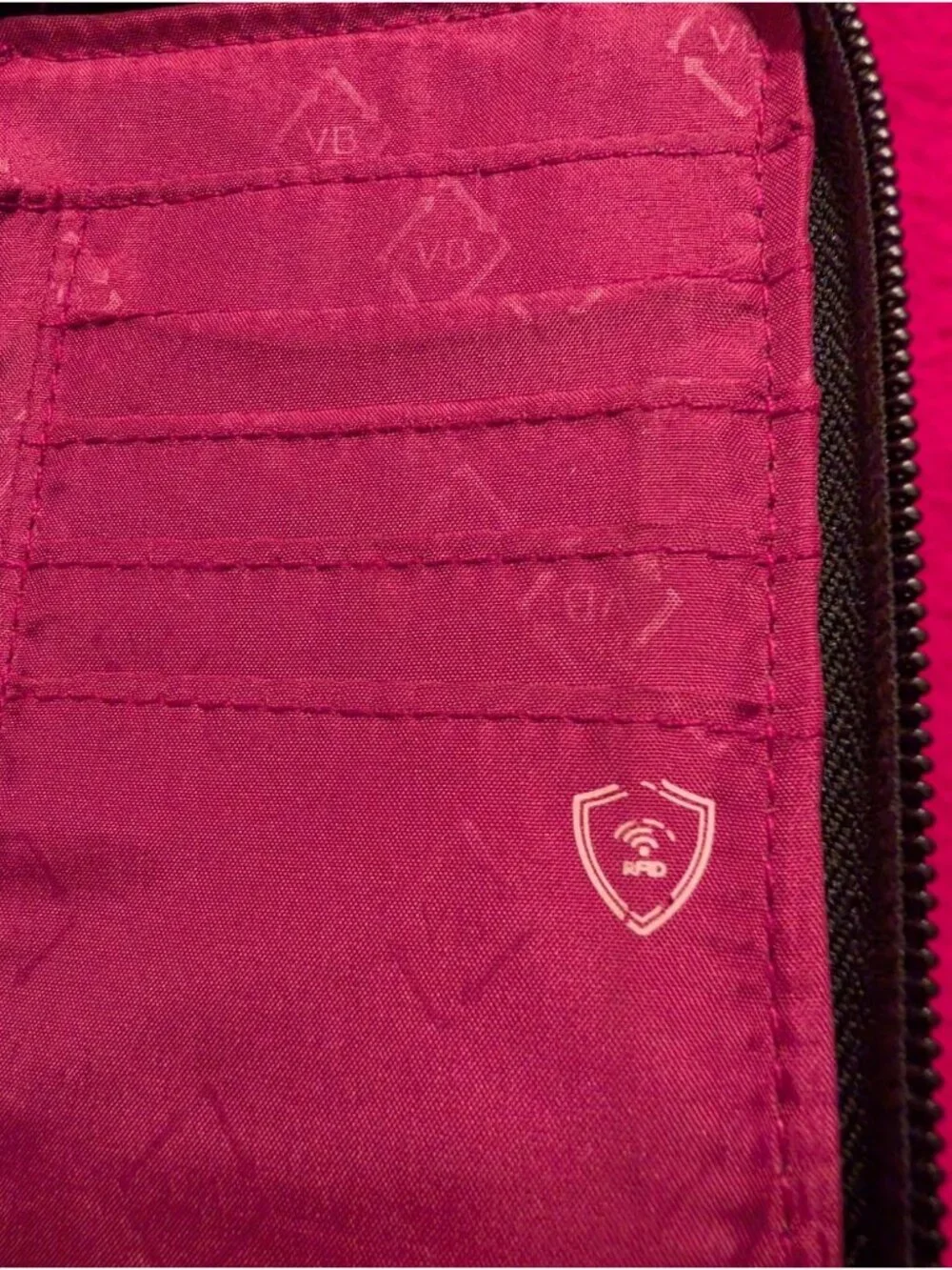 Vera Bradley Holland Garden RFID All In One Crossbody Wallet Floral No Straps - Picture 7 of 9